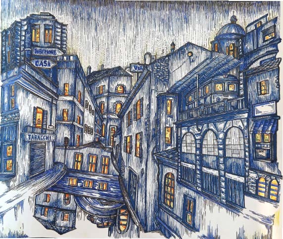 What originally began as casual sketches left behind at The American University