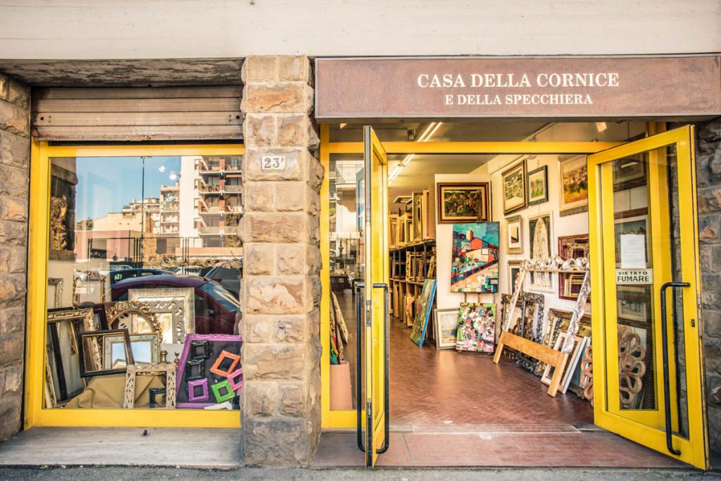 In Florence, a city full of masterpieces, someone has to craft the frames worthy