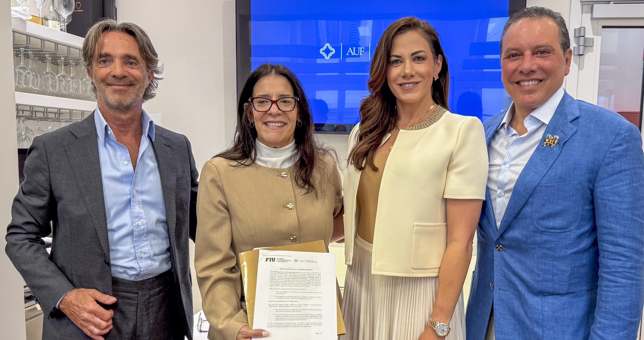 The American University of Florence (AUF) has partnered with Florida International